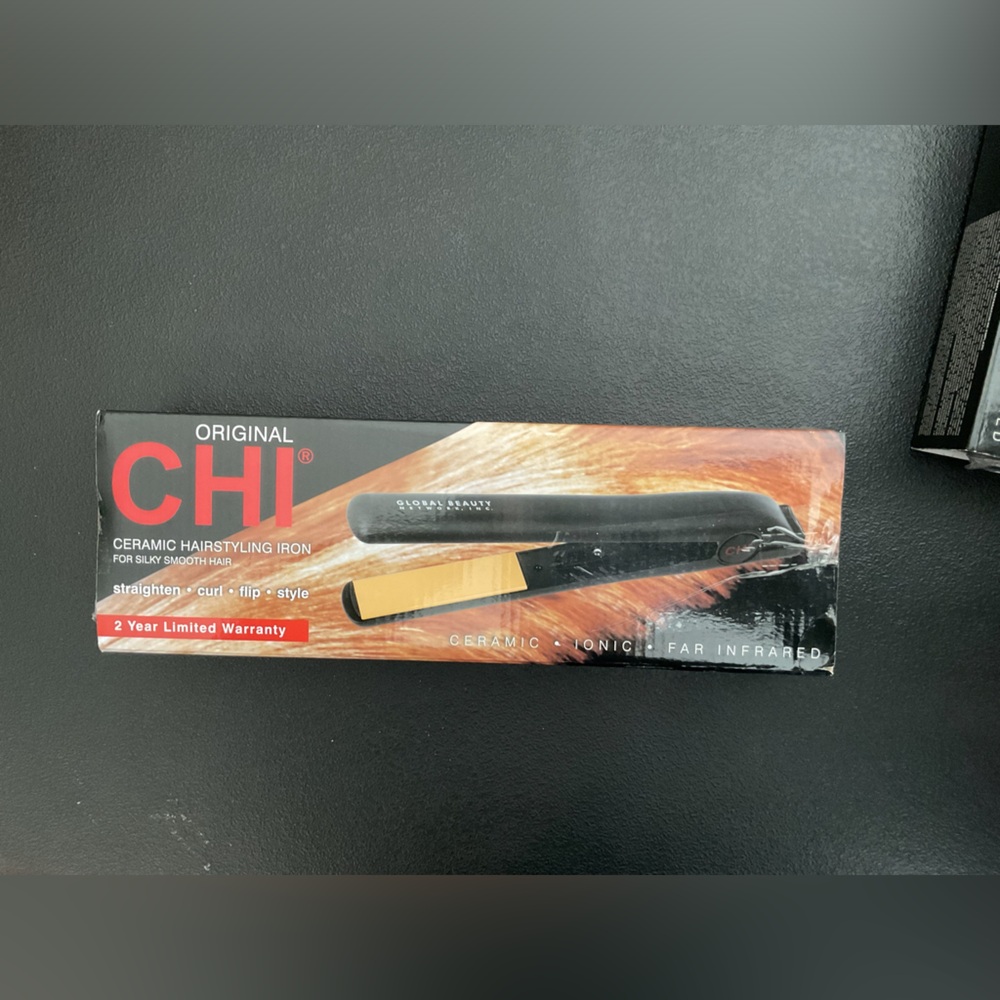 CHI Original Ceramic HairStyling Flat Iron 1” Iron